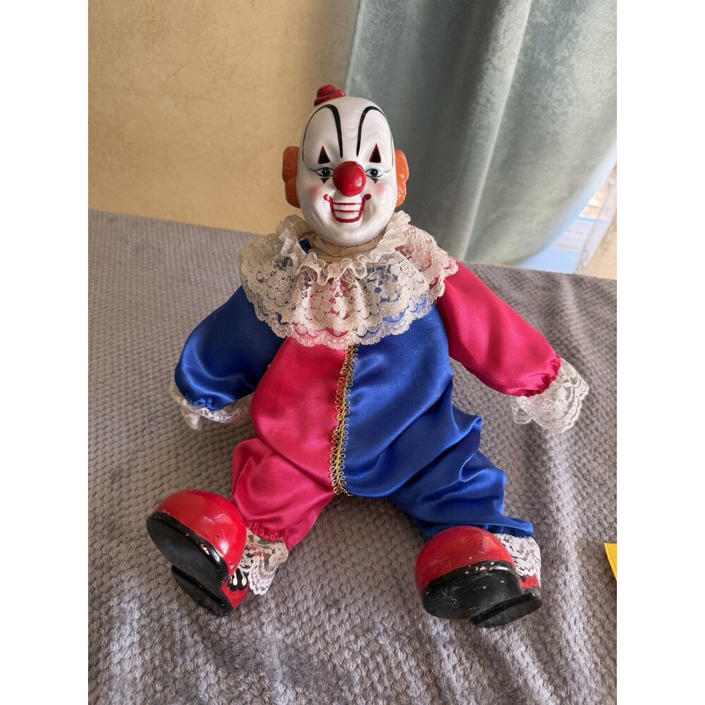 12" Dynasty Doll 1980's Porcelain Clown